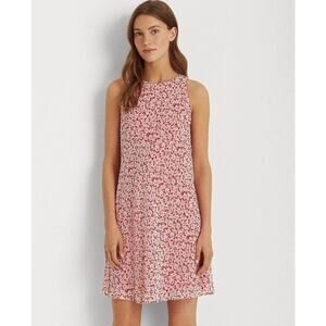 Lauren Ralph Lauren Womens Floral Shift Dress 2 Preppy Easter Soft Girl Feminine